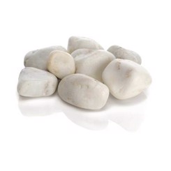 Pebbles hvide sten 850g